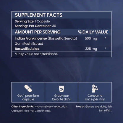 Boswellia Serrata 65% Capsules